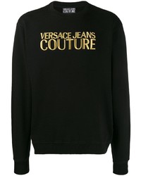 schwarzes bedrucktes Sweatshirt von VERSACE JEANS COUTURE