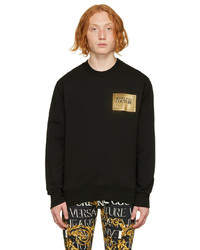 schwarzes bedrucktes Sweatshirt von VERSACE JEANS COUTURE