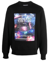 schwarzes bedrucktes Sweatshirt von VERSACE JEANS COUTURE