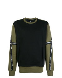 schwarzes bedrucktes Sweatshirt von Versus