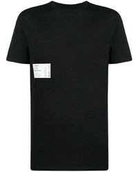 schwarzes bedrucktes T-Shirt mit einem Rundhalsausschnitt von Children Of The Discordance