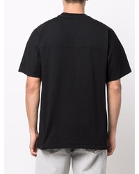 schwarzes bedrucktes T-Shirt mit einem Rundhalsausschnitt von Carhartt WIP