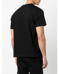 schwarzes bedrucktes T-Shirt mit einem Rundhalsausschnitt von Carhartt WIP