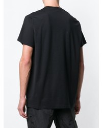 schwarzes bedrucktes T-Shirt mit einem Rundhalsausschnitt von Givenchy