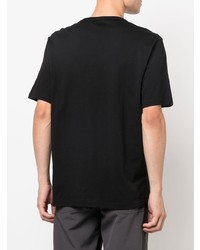 schwarzes bedrucktes T-Shirt mit einem Rundhalsausschnitt von Dickies