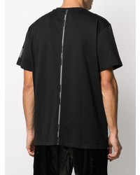 schwarzes bedrucktes T-Shirt mit einem Rundhalsausschnitt von Givenchy