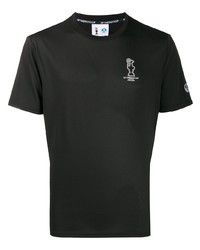 schwarzes bedrucktes T-Shirt mit einem Rundhalsausschnitt von North Sails