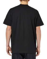 schwarzes bedrucktes T-Shirt mit einem Rundhalsausschnitt von Givenchy