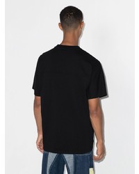 schwarzes bedrucktes T-Shirt mit einem Rundhalsausschnitt von Carhartt WIP