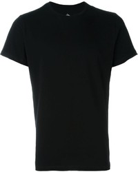 schwarzes bedrucktes T-shirt von Diesel