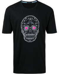 schwarzes bedrucktes T-shirt von GUILD PRIME