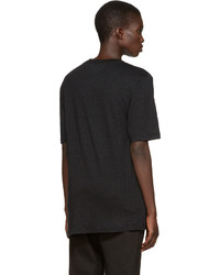 schwarzes bedrucktes T-shirt von Etoile Isabel Marant