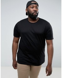 schwarzes bedrucktes T-shirt von Asos