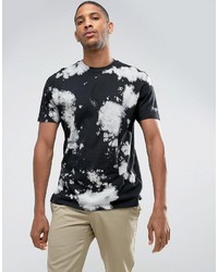 schwarzes bedrucktes T-shirt von Asos