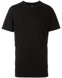 schwarzes bedrucktes T-shirt von Stampd