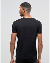 schwarzes bedrucktes T-shirt von Asos