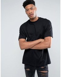 schwarzes bedrucktes T-shirt von Asos