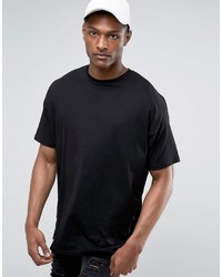 schwarzes bedrucktes T-shirt von Asos