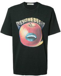 schwarzes bedrucktes T-shirt von Undercover