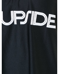 schwarzes bedrucktes Trägershirt von The Upside