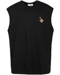 schwarzes bedrucktes Trägershirt von RtA