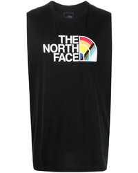 schwarzes bedrucktes Trägershirt von The North Face