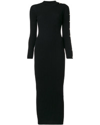 schwarzes beschlagenes Kleid von Versace