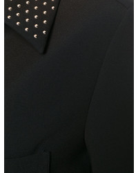 schwarzes beschlagenes Shirtkleid von Moschino