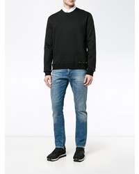 schwarzes beschlagenes Sweatshirt von Valentino