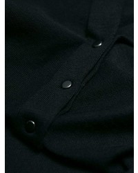 schwarzes beschlagenes T-Shirt mit einem Rundhalsausschnitt von Valentino