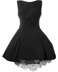 schwarzes besticktes Kleid von Antonio Berardi