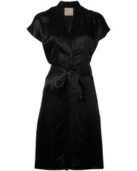 schwarzes besticktes Kleid von Laneus