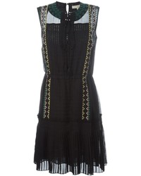 schwarzes besticktes Kleid von Vanessa Bruno