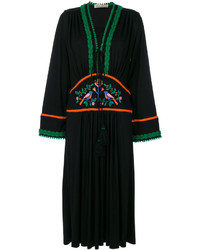 schwarzes besticktes Kleid von Veronique Branquinho