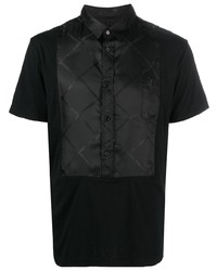 schwarzes besticktes Kurzarmhemd von Viktor & Rolf