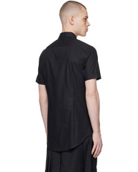 schwarzes besticktes Langarmhemd von Vivienne Westwood