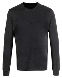 schwarzes besticktes Langarmshirt von Givenchy