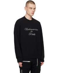 schwarzes besticktes Sweatshirt von Undercoverism