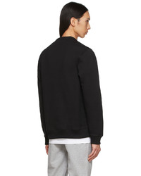 schwarzes besticktes Sweatshirt von Burberry