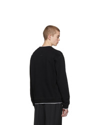 schwarzes besticktes Sweatshirt von Kenzo