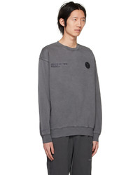 schwarzes besticktes Sweatshirt von AAPE BY A BATHING APE