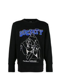 schwarzes besticktes Sweatshirt von Ktz