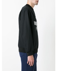 schwarzes besticktes Sweatshirt von Kenzo