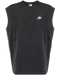 schwarzes besticktes Trägershirt von Nike