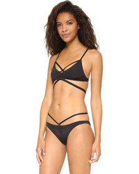 schwarzes Bikinioberteil von L'Agent by Agent Provocateur