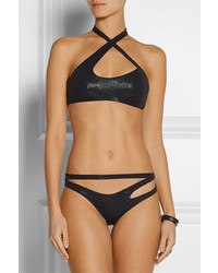 schwarzes Bikinioberteil von Agent Provocateur