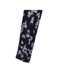 schwarzes Businesshemd mit Paisley-Muster von Seidensticker