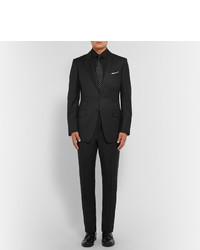 schwarzes Businesshemd von Tom Ford