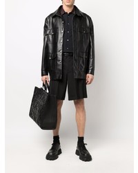 schwarzes Businesshemd von Alexander McQueen