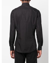 schwarzes Businesshemd von Giorgio Armani